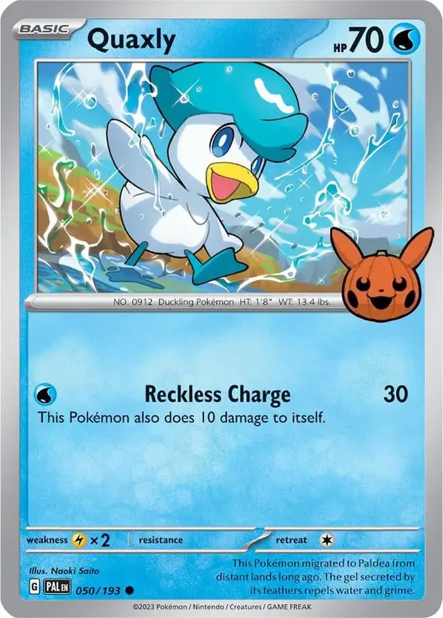 Quaxly - Pokemon Trick or Trade 2024 #50