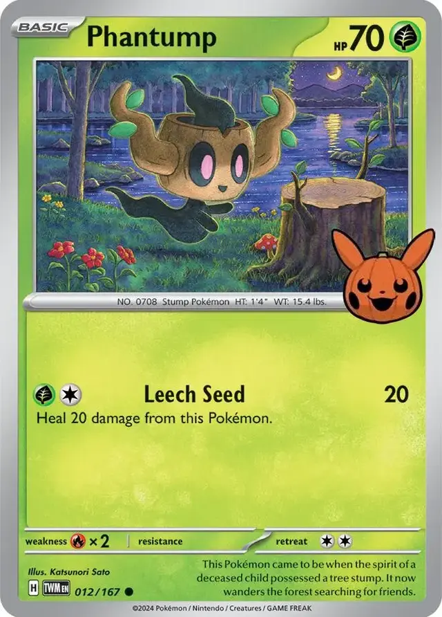 Phantump - Pokemon Trick or Trade 2024 #12