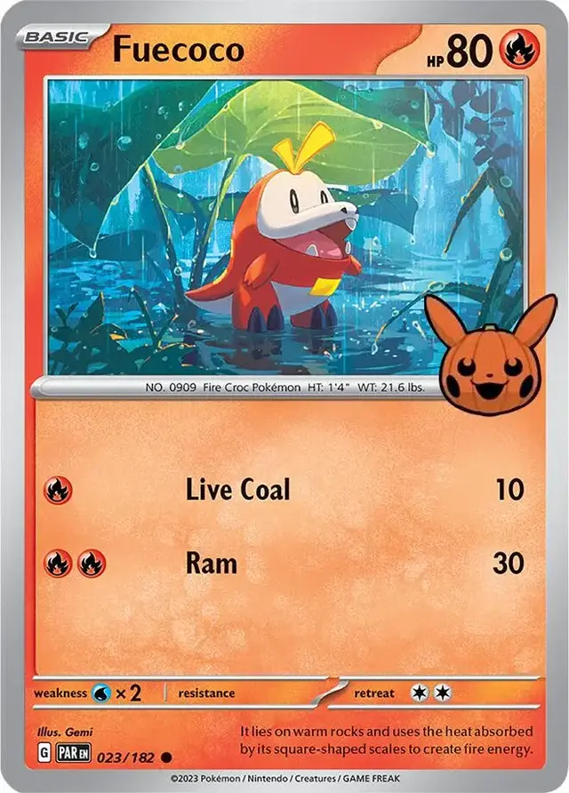 Fuecoco - Pokemon Trick or Trade 2024 #23