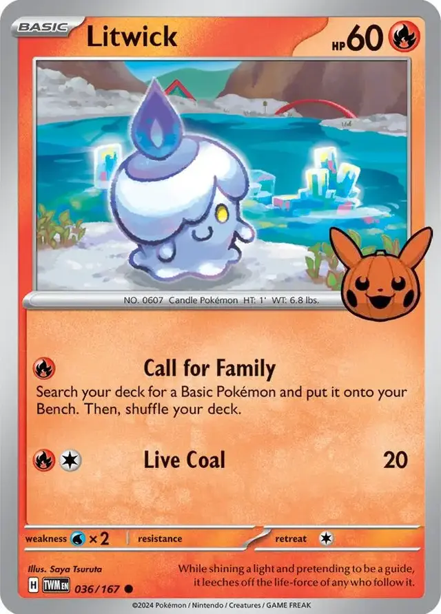 Litwick - Pokemon Trick or Trade 2024 #36