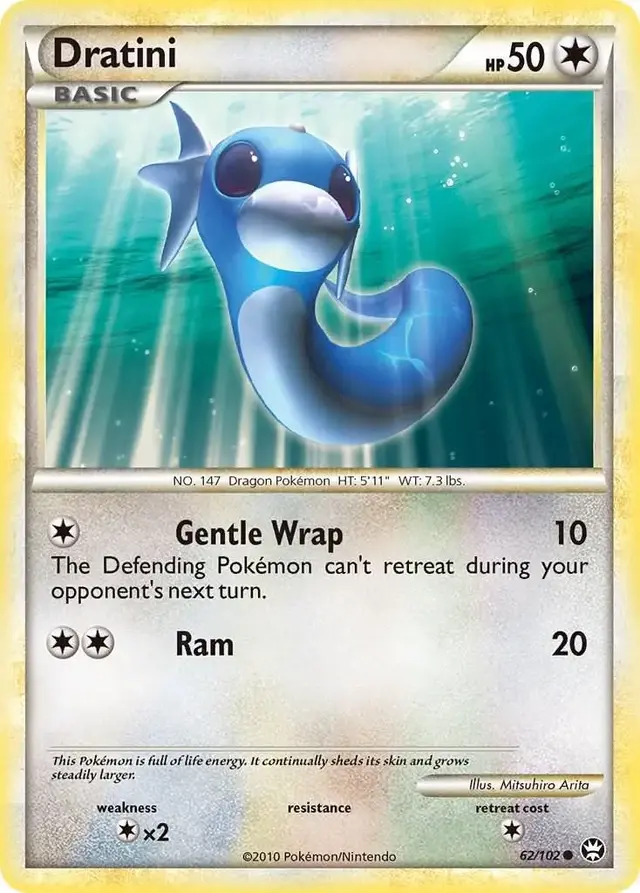 Dratini - Pokemon Triumphant #62