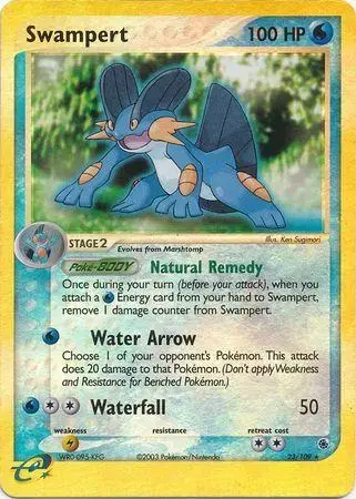 Swampert [Reverse Holo] - Pokemon Ruby & Sapphire #23