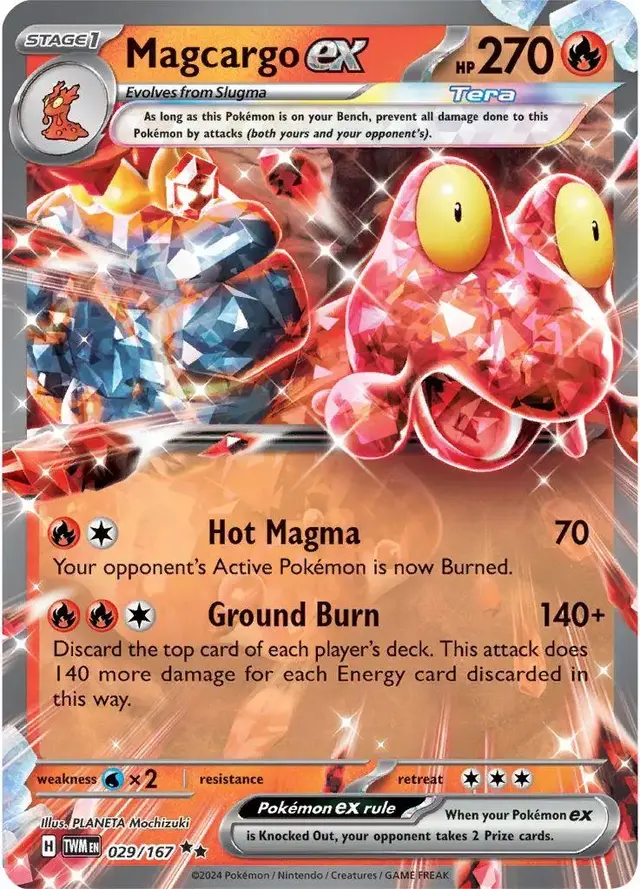 Magcargo ex - Pokemon Twilight Masquerade #29