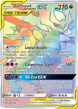 Garchomp & Giratina GX 247 - Pokemon Unified Minds