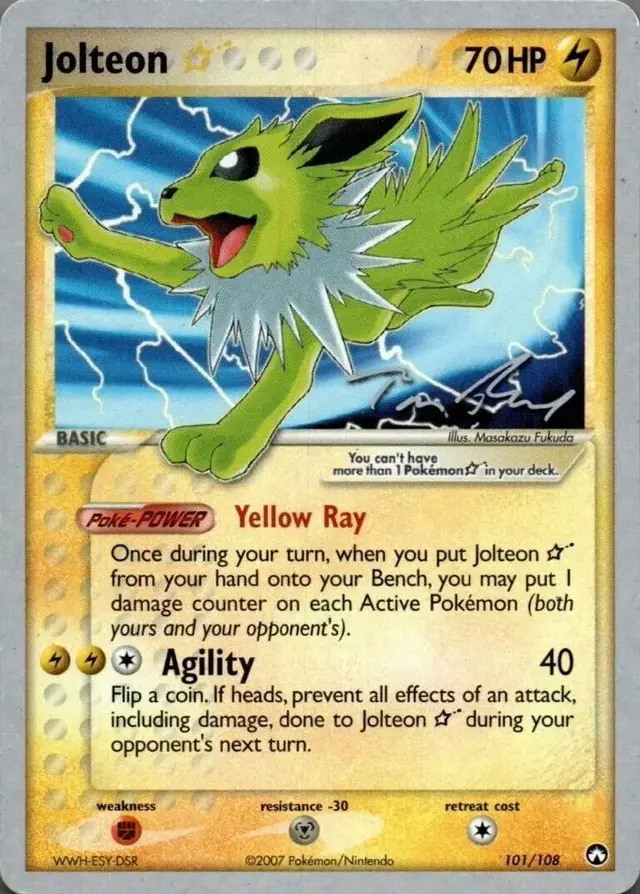 Jolteon [Gold Star] - Pokemon World Championships 2007 #101