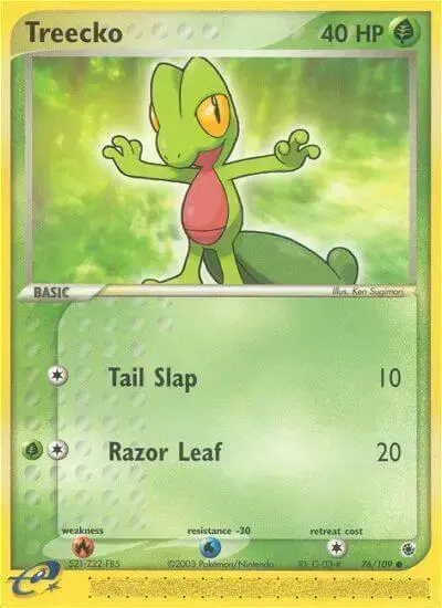 Treecko - Pokemon Ruby & Sapphire #76