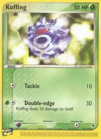 Koffing - Pokemon Ruby & Sapphire #54