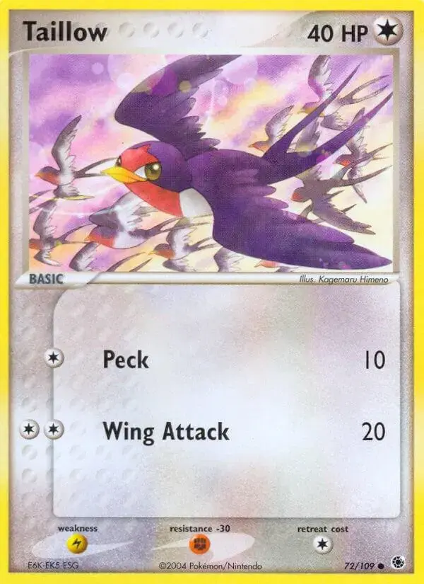 Taillow - Pokemon Ruby & Sapphire #72