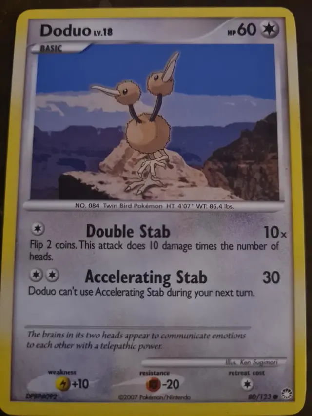 Doduo #DPBP - Pokemon Diamond & Pearl #092