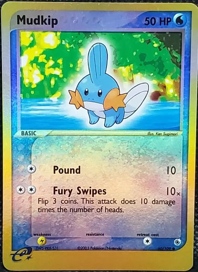 Mudkip [Reverse Holo] - Pokemon Ruby & Sapphire #60