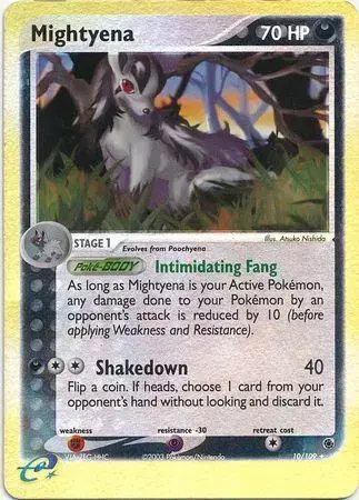Mightyena [Reverse Holo] - Pokemon Ruby & Sapphire #10