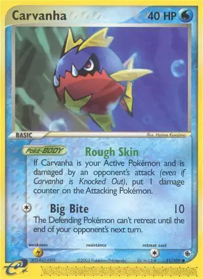 Carvanha - Pokemon Ruby & Sapphire #51