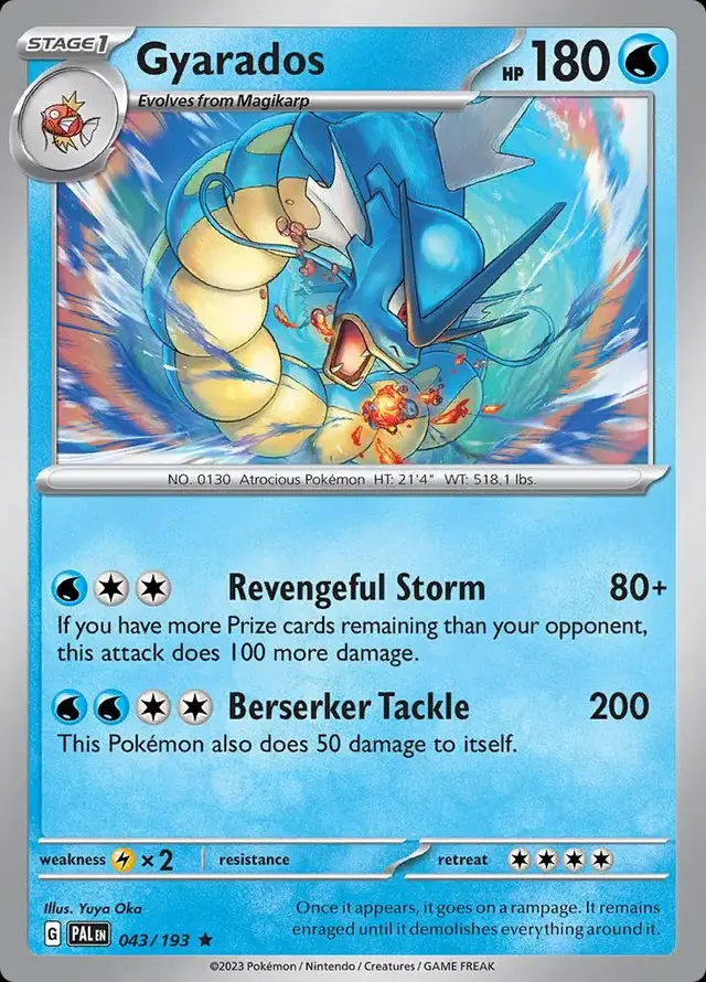 Gyarados - Pokemon Paldea Evolved #43