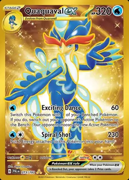 Quaquaval ex 273 - Pokemon Paldea Evolved