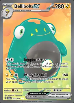 Bellibolt ex 237 - Pokemon Paldea Evolved