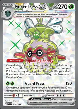 Forretress ex 230 - Pokemon Paldea Evolved