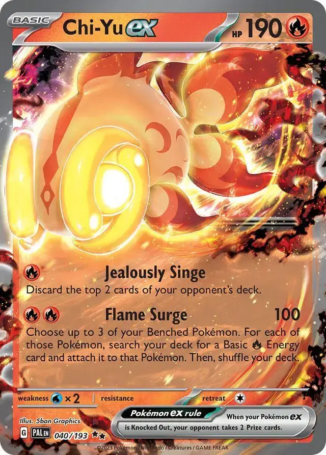 Chi-Yu ex - Pokemon Paldea Evolved #40
