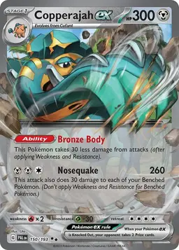 Copperajah ex 150 - Pokemon Paldea Evolved