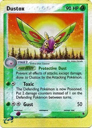Dustox [Reverse Holo] - Pokemon Ruby & Sapphire #6