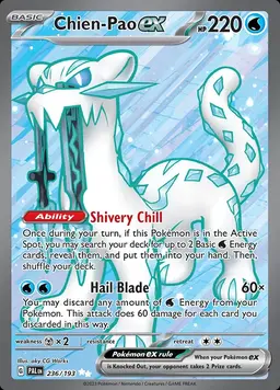 Chien-Pao ex 236 - Pokemon Paldea Evolved