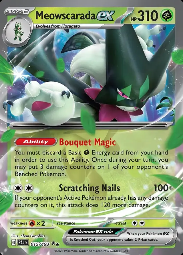 Meowscarada ex - Pokemon Paldea Evolved #15