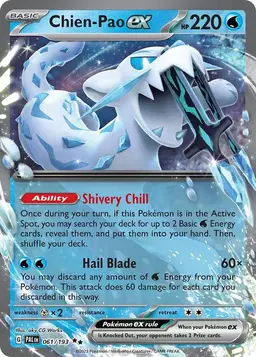 Chien-Pao ex 61 - Pokemon Paldea Evolved