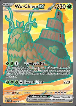 Wo-Chien ex 232 - Pokemon Paldea Evolved