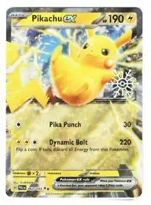Pikachu Ex [Snowflake Stamp] - Pokemon Paldea Evolved #63