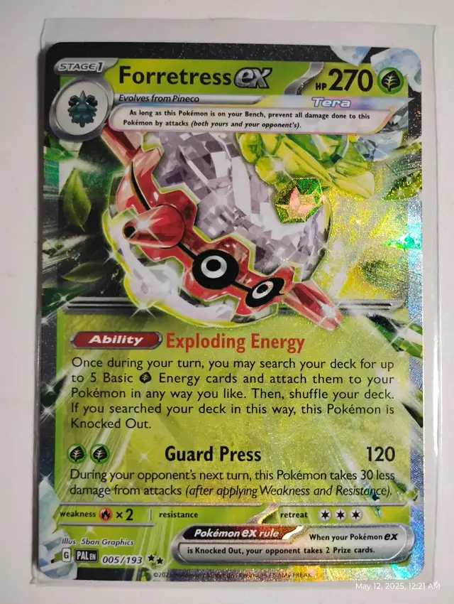Forretress ex - Pokemon Paldea Evolved #5