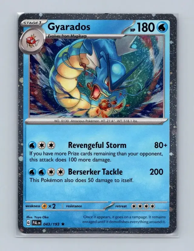 Gyarados [Cosmos Holo] - Pokemon Paldea Evolved #43