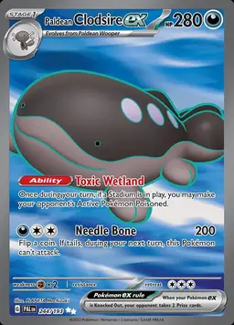 Paldean Clodsire ex 244 - Pokemon Paldea Evolved