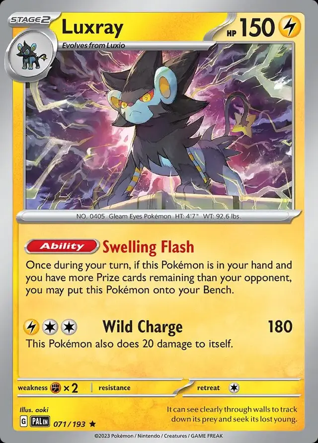 Luxray - Pokemon Paldea Evolved #71
