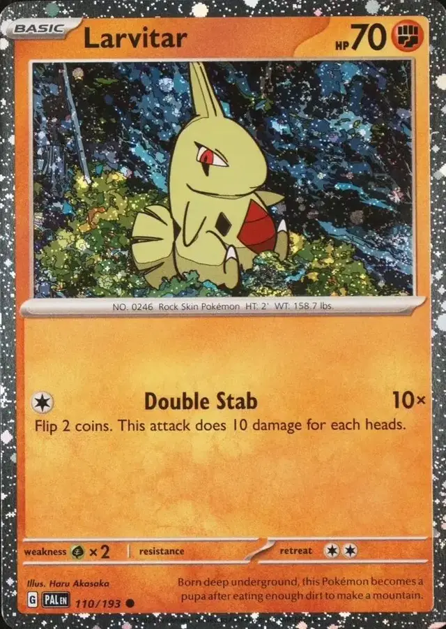 Larvitar [Cosmos Holo]