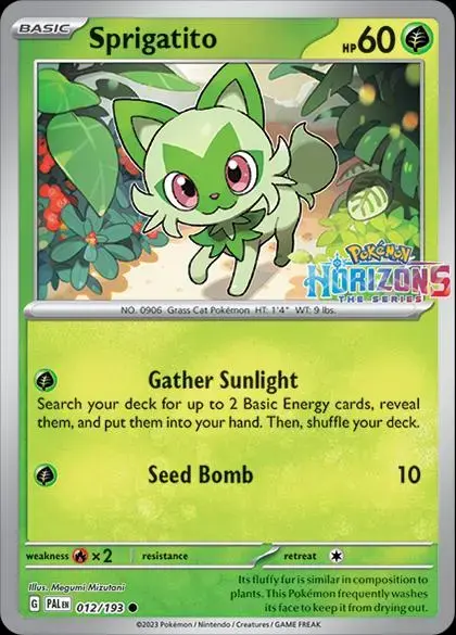 Sprigatito [Horizons] - Pokemon Paldea Evolved #12
