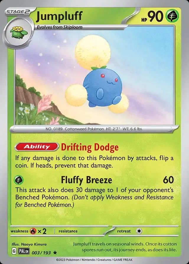 Jumpluff - Pokemon Paldea Evolved #3