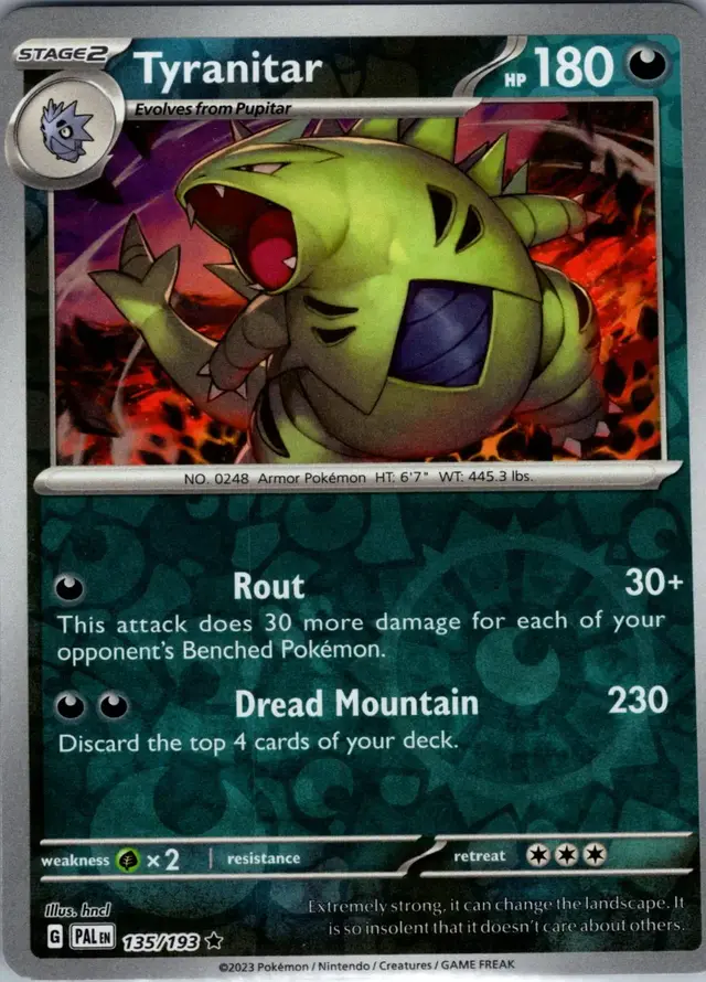 Tyranitar [Reverse Holo]