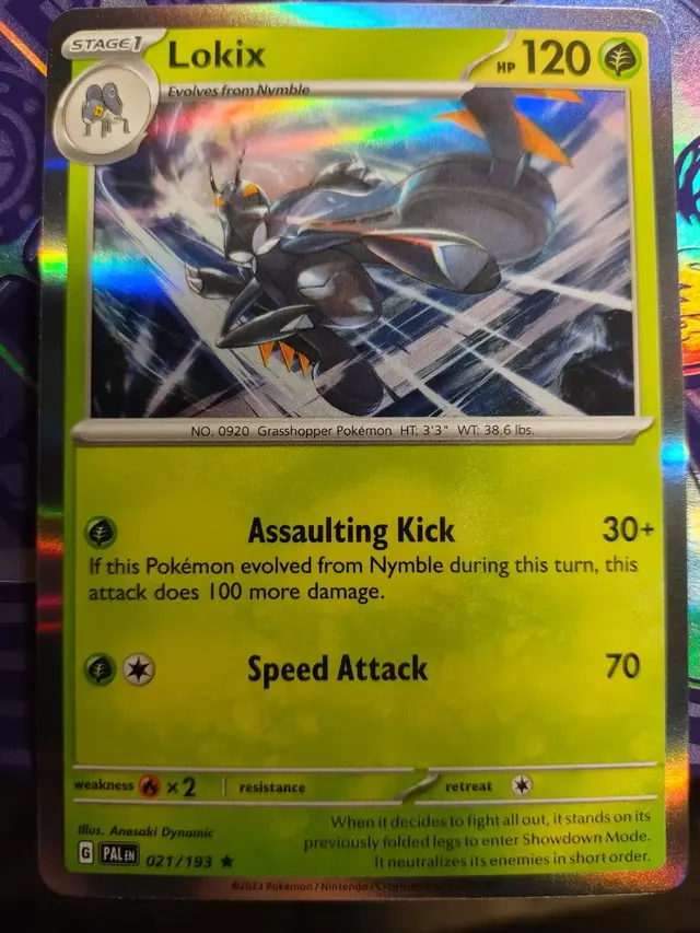 Lokix [Holo] - Pokemon Paldea Evolved #21