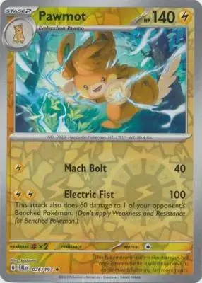 Pawmot [Reverse Holo] - Pokemon Paldea Evolved #76