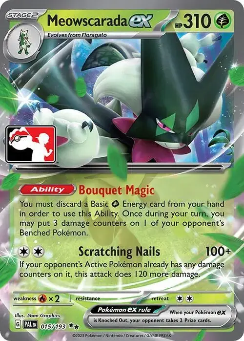 Meowscarada Ex [Prize Pack] - Pokemon Prize Pack Series #15