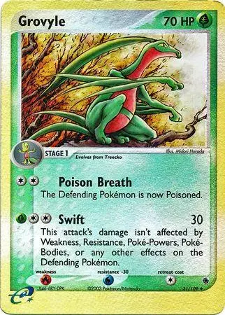 Grovyle [Reverse Holo] - Pokemon Ruby & Sapphire #31