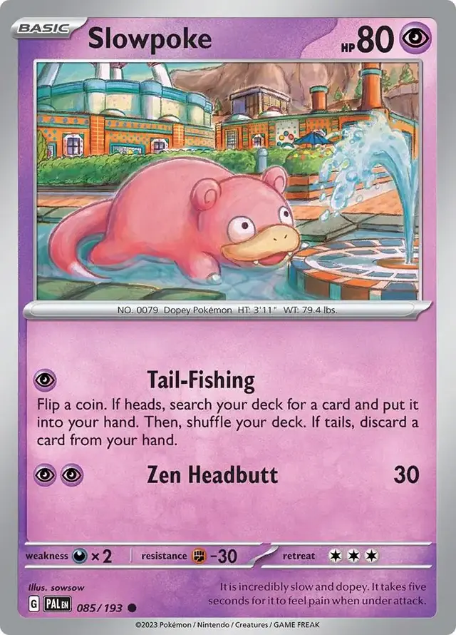Slowpoke - Pokemon Paldea Evolved #85