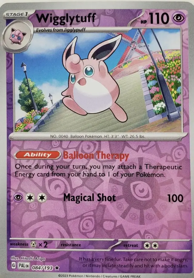 Wigglytuff [Reverse Holo] - Pokemon Paldea Evolved #84