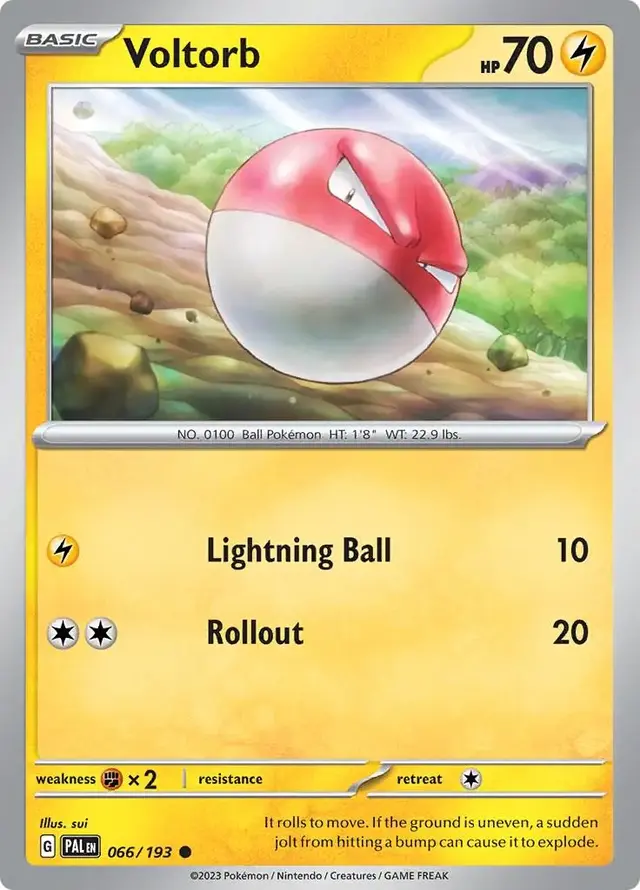 Voltorb - Pokemon Paldea Evolved #66