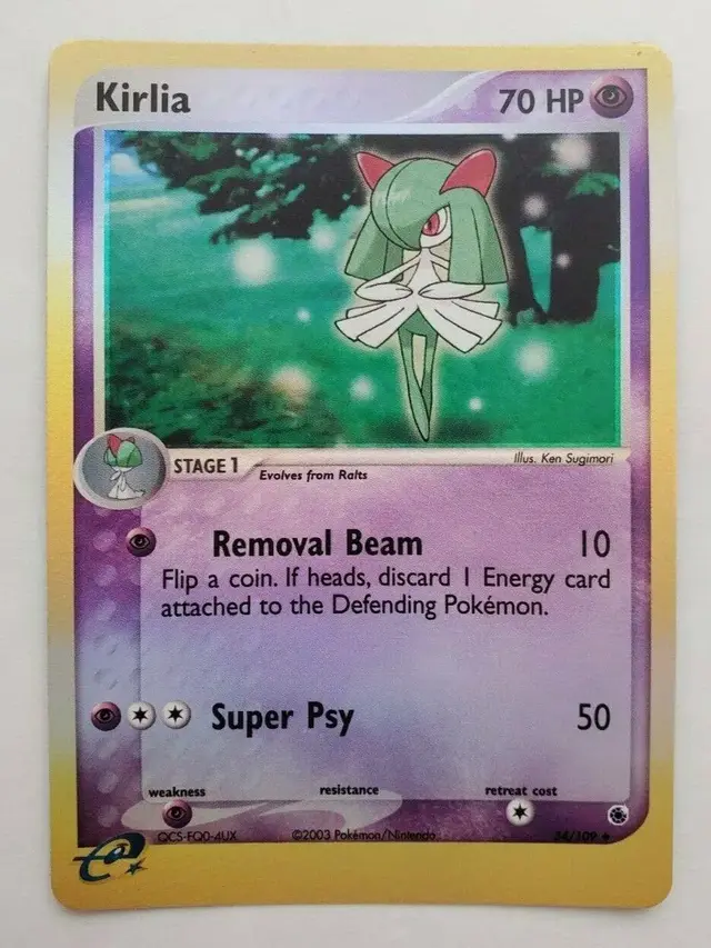 Kirlia [Reverse Holo] - Pokemon Ruby & Sapphire #34