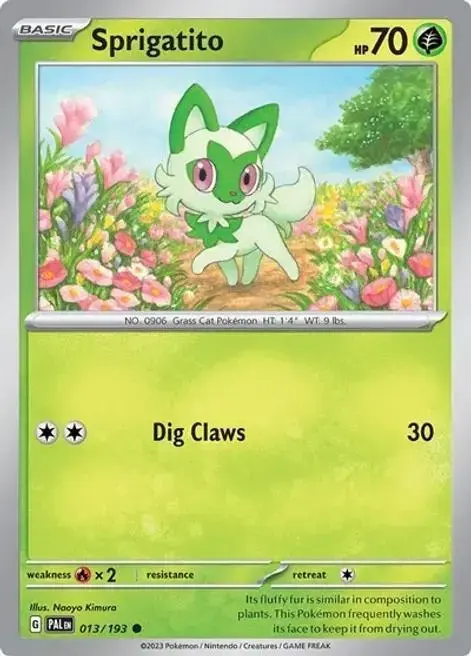 Sprigatito [Holo] - Pokemon Paldea Evolved #13