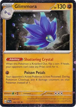 Glimmora [Cosmos Holo] - Pokemon Paldea Evolved