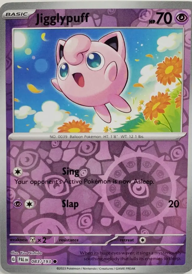 Jigglypuff [Reverse Holo] - Pokemon Paldea Evolved #83