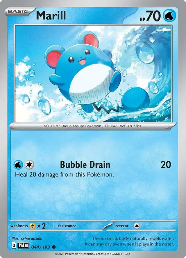 Marill - Pokemon Paldea Evolved #44
