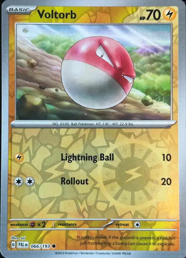 Voltorb [Reverse Holo] - Pokemon Paldea Evolved #66