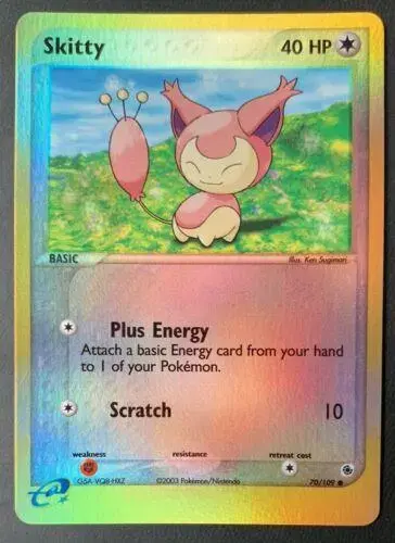 Skitty [Reverse Holo] - Pokemon Ruby & Sapphire #70